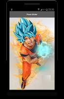 Blue Saiyan Hair Affiche