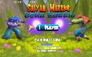 Saiyan Warrior Goku battle Affiche