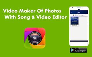 Video Maker Of Photos With Song & Video Editor Pro الملصق