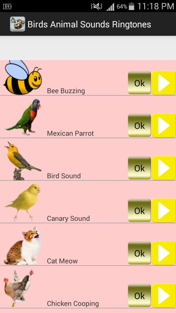Birds Animal Sounds RingTones APK voor Android Download
