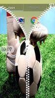 Football Soccer Zipper Lock screenshot 1