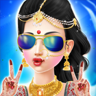 Indian Wedding Bride Fashion Dressup and Makeover 아이콘