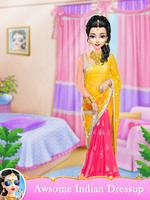 Indian Wedding Bride Fashion Dressup and Makeover পোস্টার