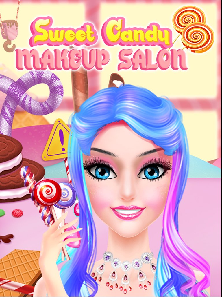 Candy Makeup Artist Sweet Salon Games For Girls APK für Android