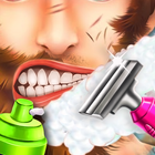 Crazy Celebrity Fashion Beard Shaving Salon Game icône