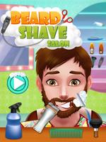 Crazy Celebrity Fashion Beard Shaving Salon Game Affiche