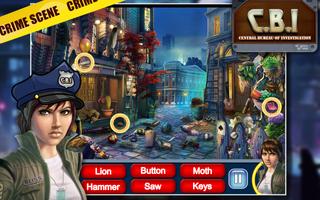 Hidden Object Games : Criminal Case CBI โปสเตอร์