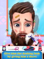 Salon Moustache & Barbe - Barbe à raser Affiche