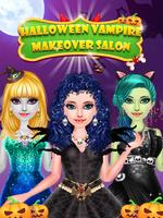 Halloween Vampire Makeover Salon Affiche