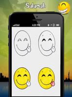 New How to Draw Emoji Faces Affiche
