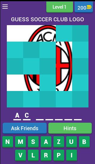 Football Club Logo Quiz Guess the Soccer Team Logo APK voor