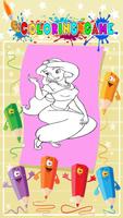 Best Coloring Game Princess capture d'écran 2