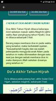Do'a Akhir, Awal Tahun Hijrah imagem de tela 1