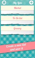 Grocery List – Smart Shopping poster