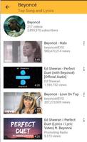 Beyonce Top Songs and Lyrics captura de pantalla 3