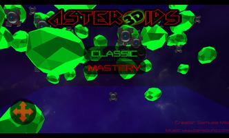 Asteroids 3D poster