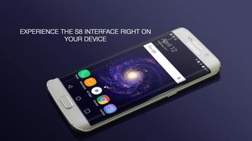 S8 launcher Galaxy پوسٹر