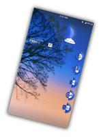 Half Blue Icons Pack Affiche
