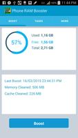 Phone RAM booster & optimizer capture d'écran 1