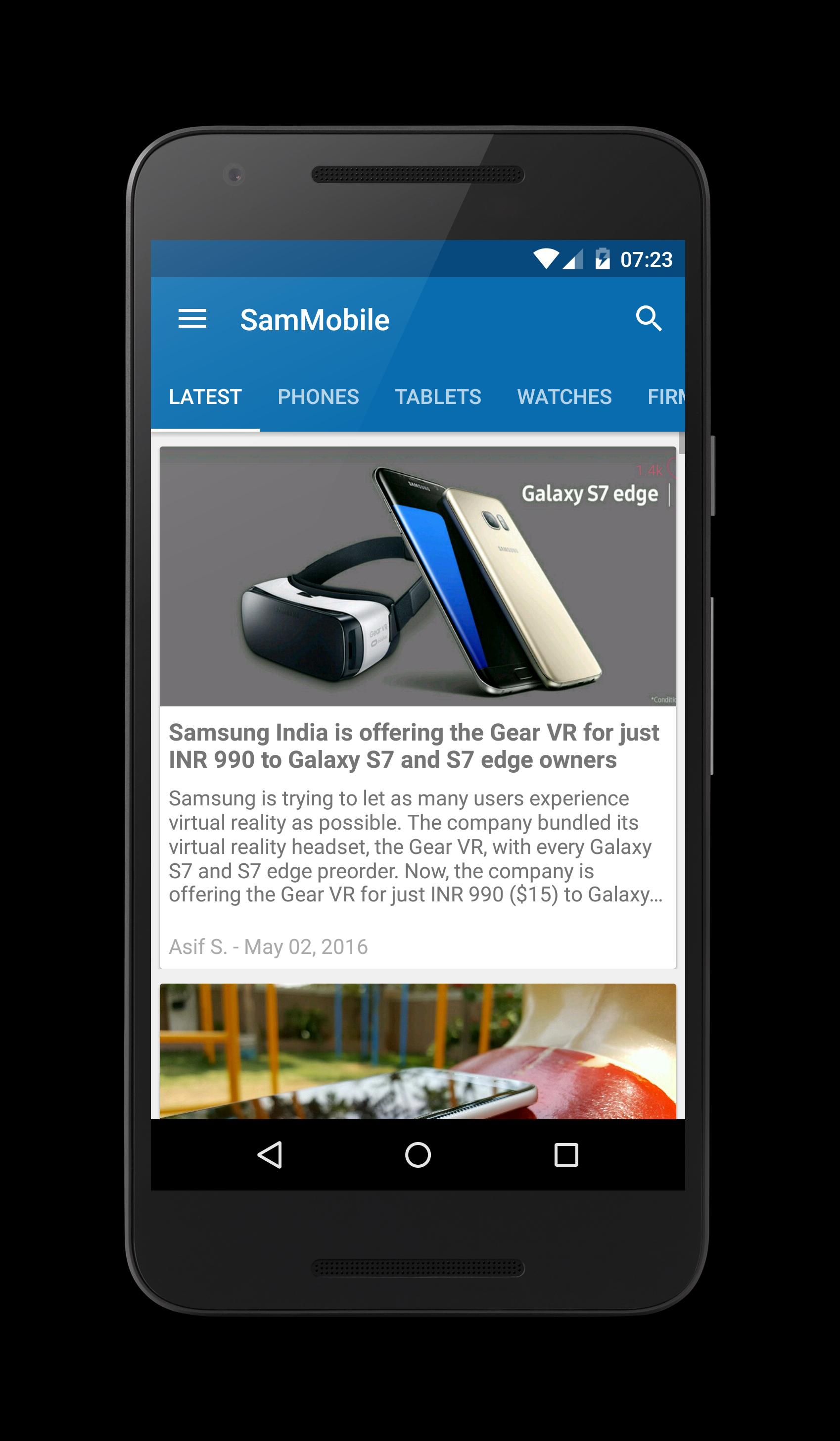 scarica veloce da sammobile