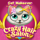 Crazy Hair Salon Cat Makeover simgesi