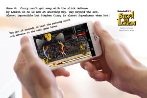 Basketball: Curry vs Lebron poster