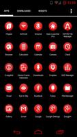 Circons Red Icon Pack imagem de tela 1