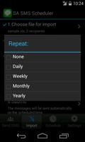 SA SMS Scheduler capture d'écran 2