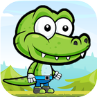 Crocodile Run Jungle أيقونة