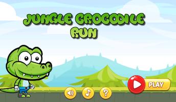 Crocodile Run Jungle Affiche