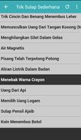 Trik Sulap Lengkap Terbaru capture d'écran 2