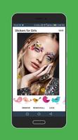 Sticker Photo Editor Pro for Girls - Fashion Girls تصوير الشاشة 1