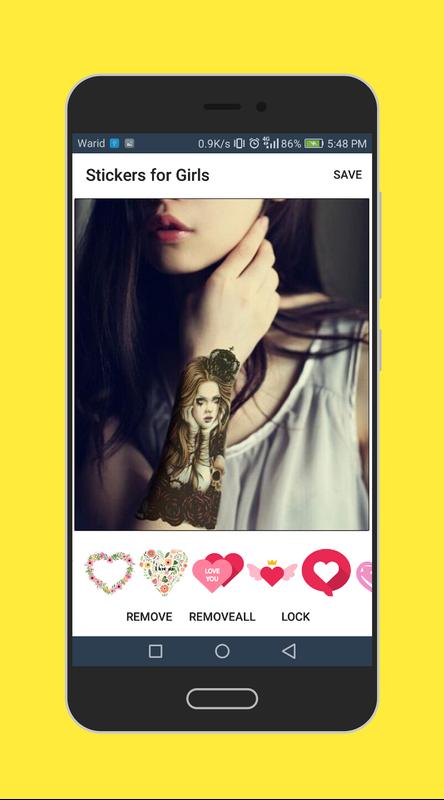  Sticker  Photo Editor  for Girls Fashion Girls for Android 