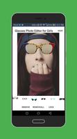 Girls Glasses Photo Editor - Fashion Glasses capture d'écran 2