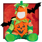 Halloween Baby Costume Montage ไอคอน