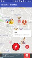 Realtime Poke Go Map capture d'écran 1