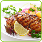 Chicken recipes free icône