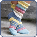 Вязание носков спицами APK