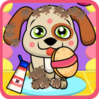 Dog Wash Caring Game icône