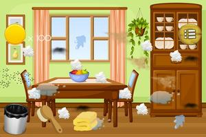 House Clean up Kids Game capture d'écran 3