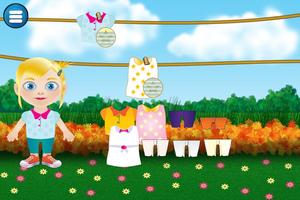 Washing Clothes Kids Games capture d'écran 3