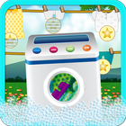 Laundry Machine Kids Games icône