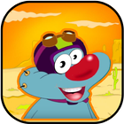 Oggy racing and jump आइकन