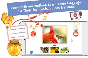 Sami Tiny Flash Cards Animals preschool kids apps اسکرین شاٹ 1