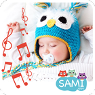 Bébé sommeil: bruit blanc bébé avec sons coeur icône