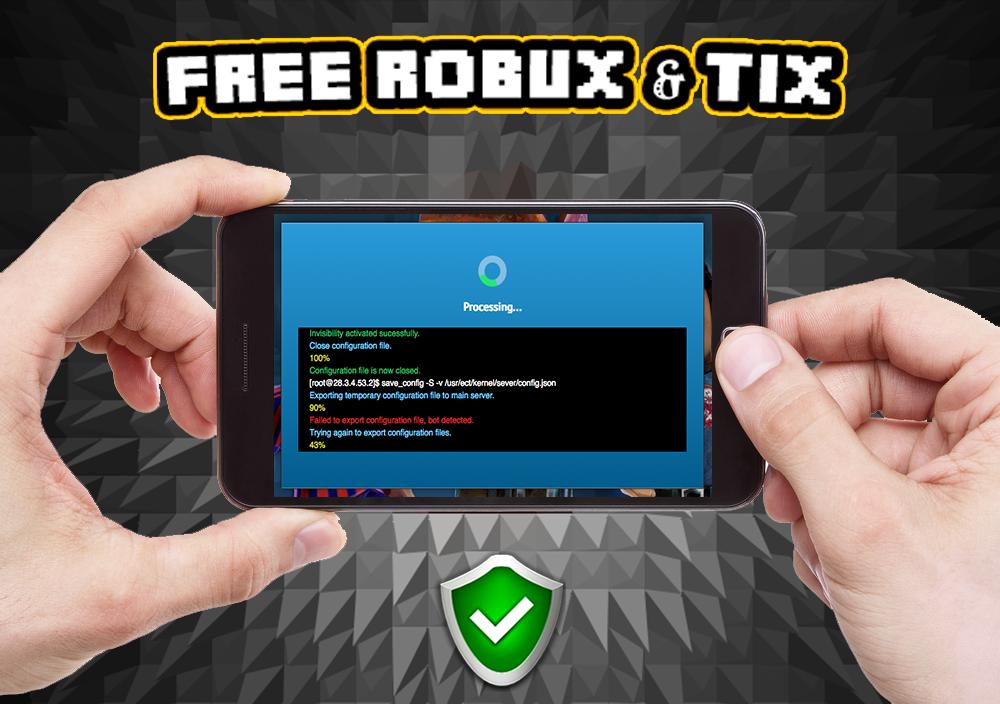 Cheat Roblox For Robux And Tix Free Prank For Android - free and save robux haks