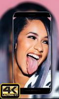 Cardi B Wallpaper HD Fans Affiche