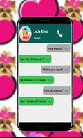 Chat With Jojo Siwa Prank تصوير الشاشة 1