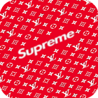 Supreme x LV Wallpaper HD icône