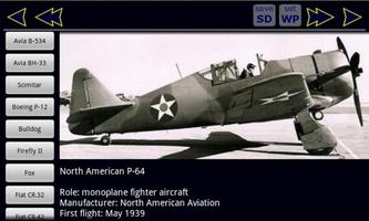 World War II Aircraft Fighters Plakat